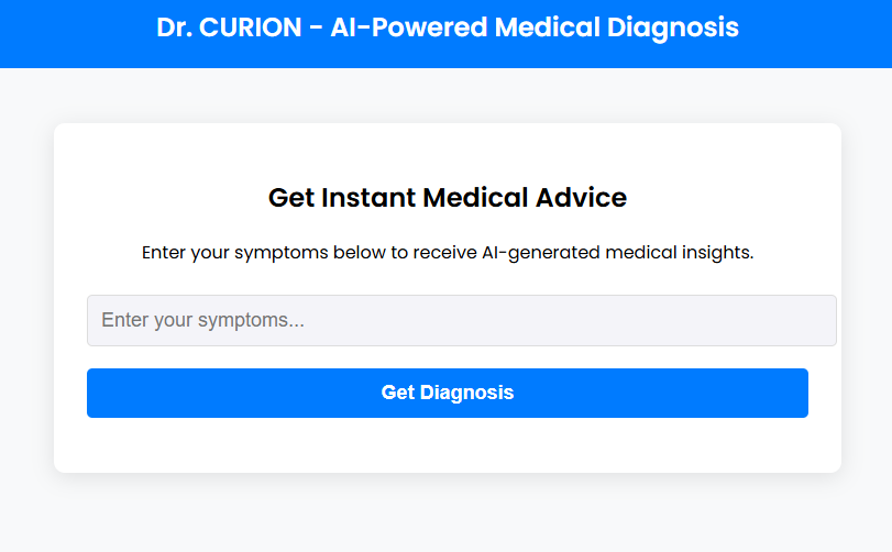 Medical NLP project mapping described symptoms to likely conditions